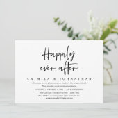 Casuela bruiloft elopement feest, gelukkig voor al kaart (Staand voorkant)