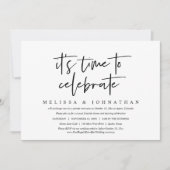 Casuela bruiloft, het is tijd om te vieren kaart (Voorkant)