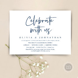 Casuïele trouwvluchtfeest, vier het met ons kaart