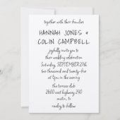 Casuïstische handgeschreven typografie Kraft-foto Kaart (Voorkant)