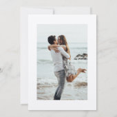 Casuïstische handgeschreven typografie Kraft-foto Kaart (Achterkant)