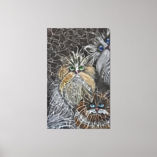 Cat3 - Fotobom Canvas Afdruk (Voorkant)