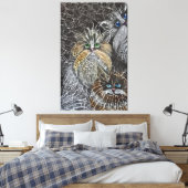 Cat3 - Fotobom Canvas Afdruk (Insitu (Slaapkamer))