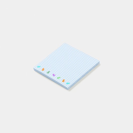 CAT＆チェック（ブルー）    ポストイット POST-IT® NOTES (Schuin)