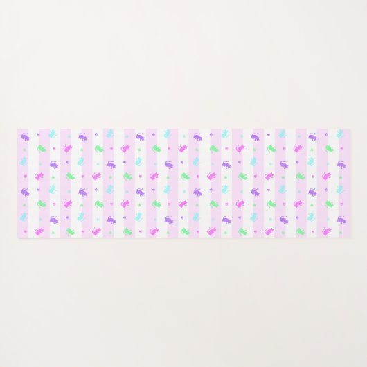 CAT　ピンク　 　 YOGAMAT (Achterkant (horizontaal))