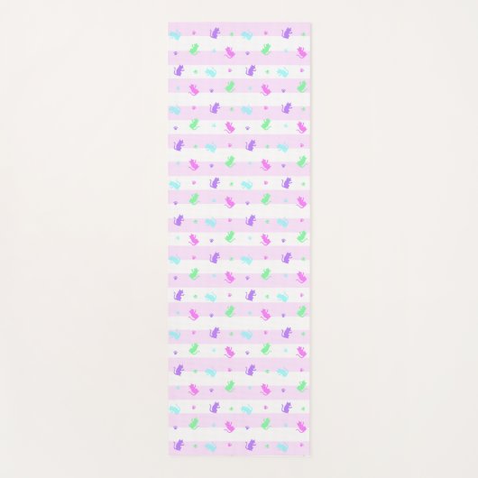 CAT ピンク YOGAMAT (Voorkant)