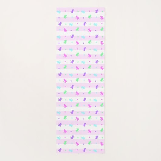 CAT ピンク YOGAMAT (Achterkant)