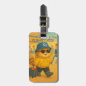 Cat 01 Kids Bagagelabel (Voorkant verticaal)