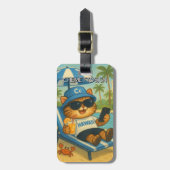 Cat 03 Kids Bagagelabel (Voorkant verticaal)