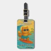 Cat 04 Kids Bagagelabel (Voorkant verticaal)