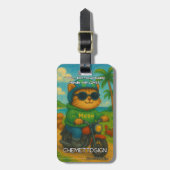 Cat 05 Kids Bagagelabel (Voorkant verticaal)