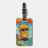 Cat 09 Kids Bagagelabel (Voorkant verticaal)