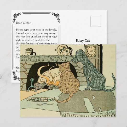  Cat 1922 Illustratie Briefkaart (Voorkant / Achterkant)