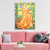 Cat 1 2014 canvas afdruk (Insitu (Woonkamer))