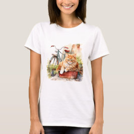 Cat 1 in Herfst T-shirt