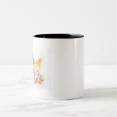 Cat 1 tweekleurige koffiemok (Center)