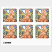 Cat 2014 vierkante sticker (Vel)
