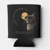 CAT 2024 Totale zonneverduistering kijkfeest Invi Blikjeskoeler (Achterkant)