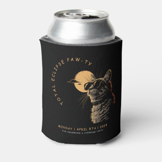 CAT 2024 Totale zonneverduistering kijkfeest Invi Blikjeskoeler (Blikje Achterkant)