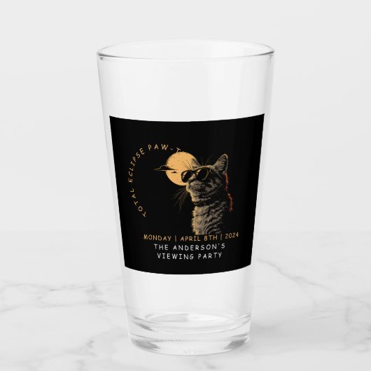 CAT 2024 Totale zonneverduistering kijkfeest Invi Glas (Voorkant)