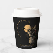 CAT 2024 Totale zonneverduistering kijkfeest Invi Papieren Bekers (Achterkant)