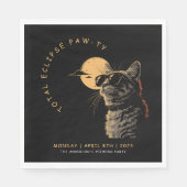 CAT 2024 Totale zonneverduistering kijkfeest Invi Servet (Voorkant)