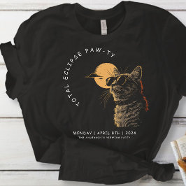CAT 2024 Totale zonneverduistering kijkfeest Invi T-shirt