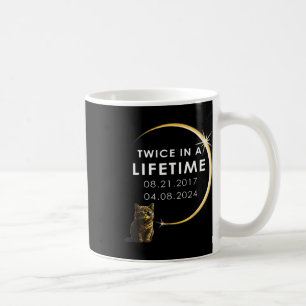 CAT 2024 totale zonsverduistering tweemaal in een Koffiemok