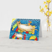 cat. 373 noot-Kaart Kaart (Gele Bloem)