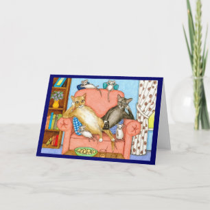 cat 381-briefkaart kaart