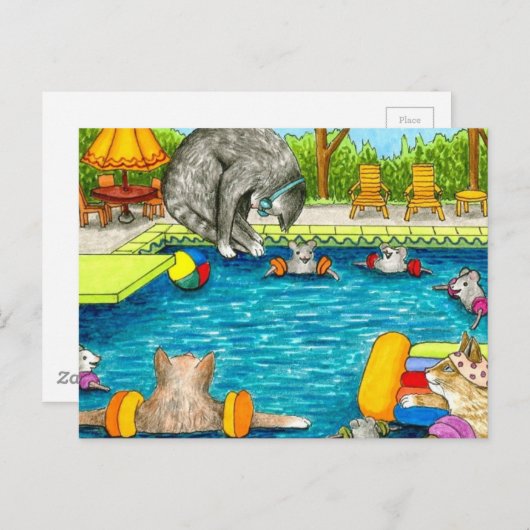 Cat. 383 briefkaart (Voorkant / Achterkant)