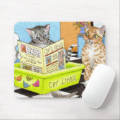 Cat 464 grappige badkamerkunst muismat (Met muis)