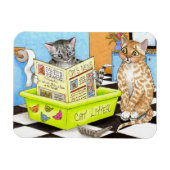 Cat 464 grappige Flexi Magnet Magneet (Horizontaal)