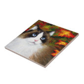 Cat 566 Herfst najaar Tegeltje (Zijkant)