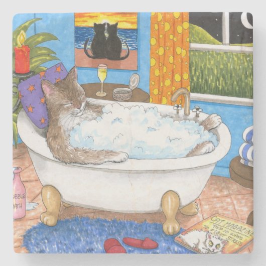 cat 567 stenen onderzetter (Voorkant)