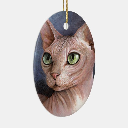 Cat 578 Sphynx Keramisch Ornament (Rechts)
