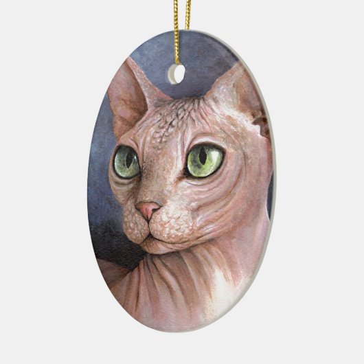 Cat 578 Sphynx Keramisch Ornament (Links)