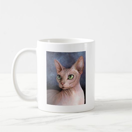 Cat 578 Sphynx Koffiemok (Links)