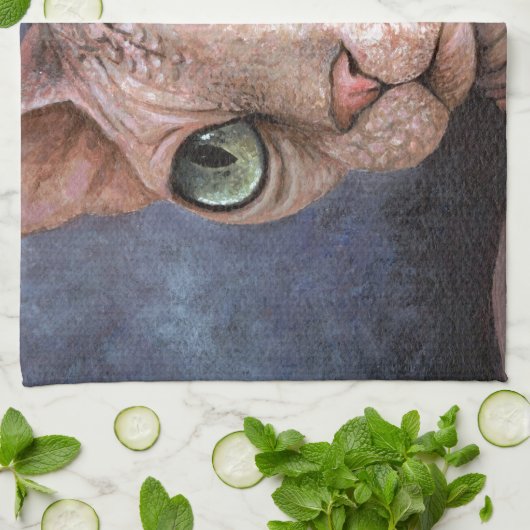 Cat 578 Sphynx Theedoek (Gevouwen)