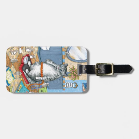 Cat. 579 bagagelabel (Voorkant horizontaal)