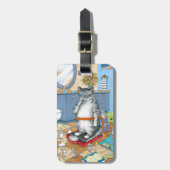 Cat. 579 bagagelabel (Voorkant verticaal)