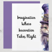 Cat 5 Advent Paarse feestkitten (Voorkant / Achterkant)