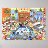 Cat 635 Cat Spa Poster (Voorkant)