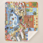 Cat 635 Cat spa Sherpa Deken (Voorkant)