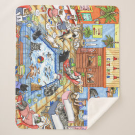 Cat 635 Cat spa Sherpa Deken