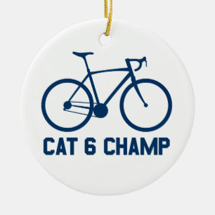 CAT 6 Champ Keramisch Ornament