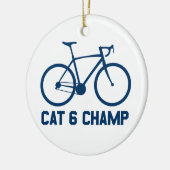 CAT 6 Champ Keramisch Ornament (Links)