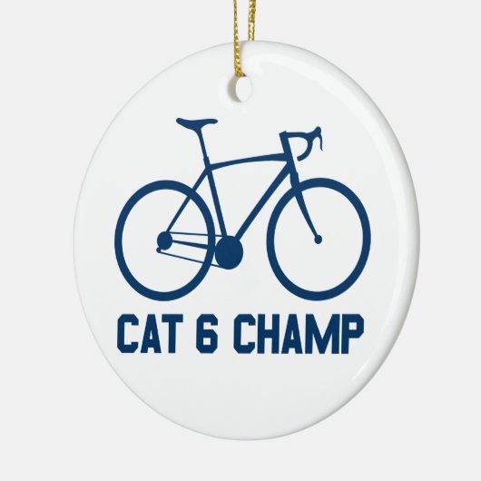 CAT 6 Champ Keramisch Ornament (Links)