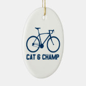 CAT 6 Champ Keramisch Ornament (Rechts)