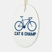 CAT 6 Champ Keramisch Ornament (Links)